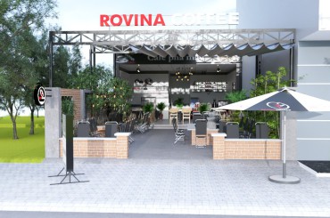 Rovina Coffe, công trình thiết kế quán cafe Rovina Coffe tại Bà Rịa - Vũng Tàu. 
