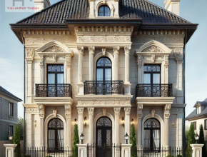 Nhà Phố 2 Tầng Phong Cách Châu Âu.